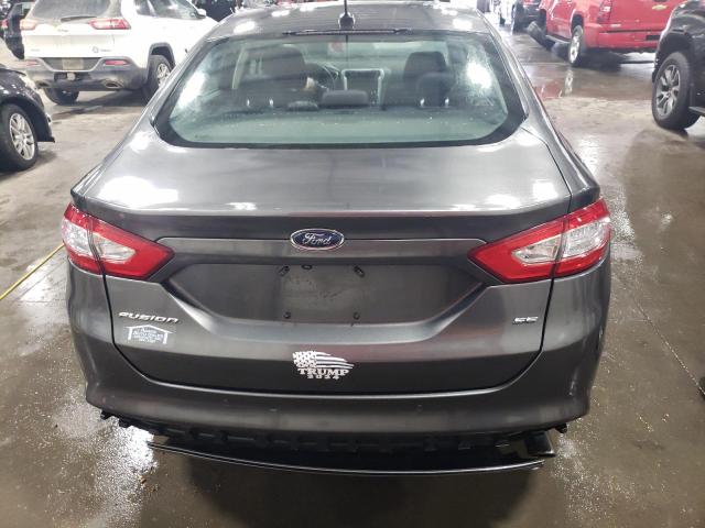 1FA6P0H78F5110920 - 2015 FORD FUSION SE GRAY photo 6