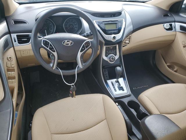 5NPDH4AE0CH139256 - 2012 HYUNDAI ELANTRA GLS GOLD photo 8