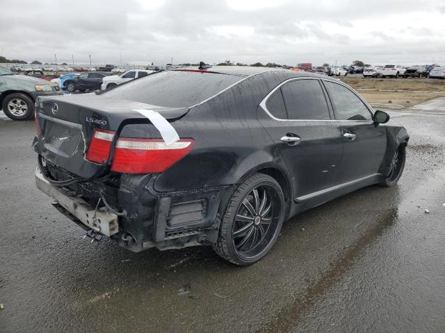 JTHCL46F595000615 - 2009 LEXUS LS 460 BLACK photo 3