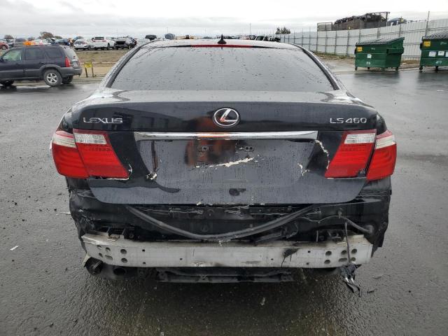 JTHCL46F595000615 - 2009 LEXUS LS 460 BLACK photo 6