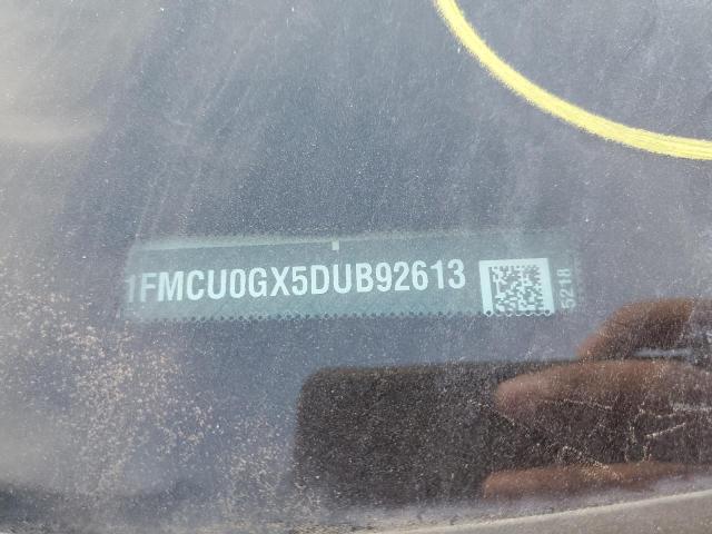 1FMCU0GX5DUB92613 - 2013 FORD ESCAPE SE GRAY photo 12