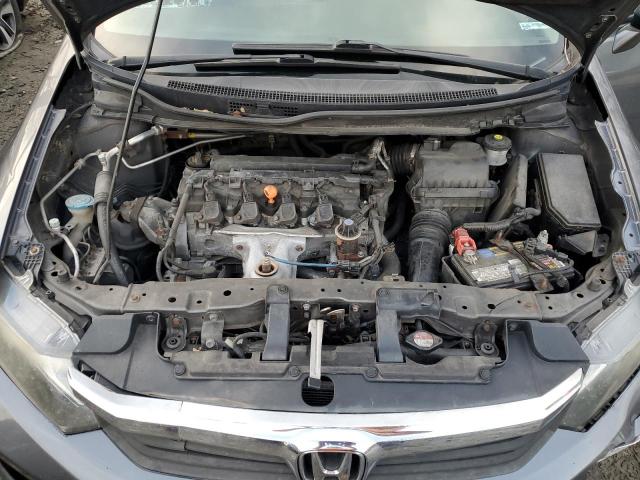 2HGFB2F93CH575393 - 2012 HONDA CIVIC EXL ნაცრისფერი ფოტო 11