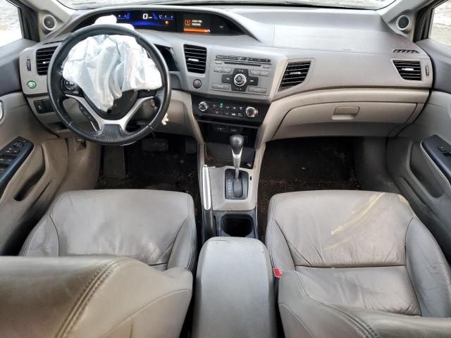 2HGFB2F93CH575393 - 2012 HONDA CIVIC EXL ნაცრისფერი ფოტო 8