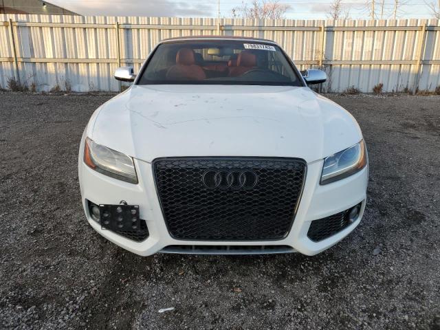 WAUVGAFH4AN024601 - 2010 AUDI S5 PRESTIGE WHITE photo 5