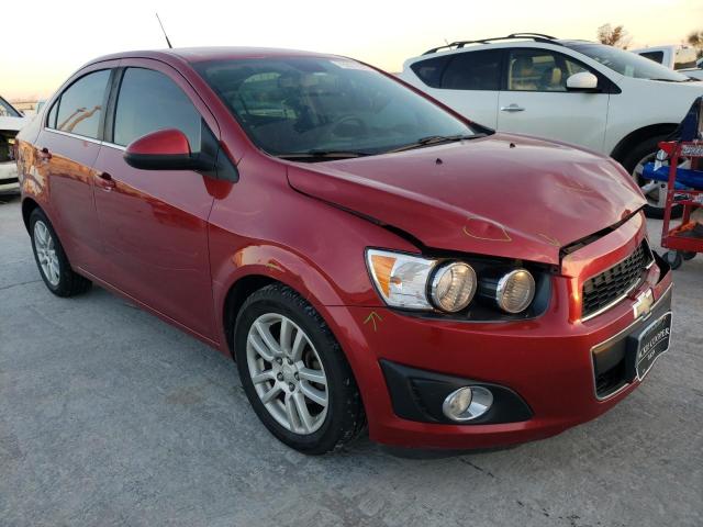 1G1JC5SHXD4193342 - 2013 CHEVROLET SONIC LT RED photo 4