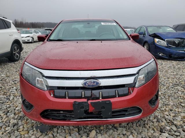 3FAHP0HA2AR260175 - 2010 FORD FUSION SE RED photo 5