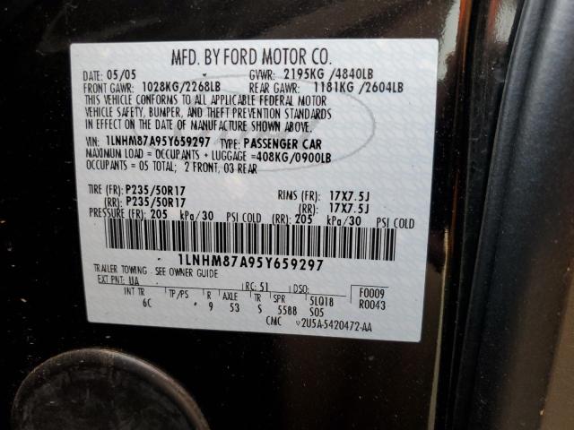 1LNHM87A95Y659297 - 2005 LINCOLN LS Qara foto 12