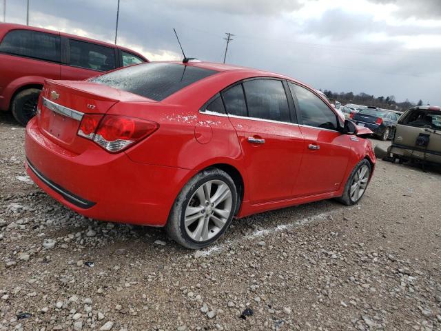 1G1PG5SB6F7129374 - 2015 CHEVROLET CRUZE LTZ RED photo 3