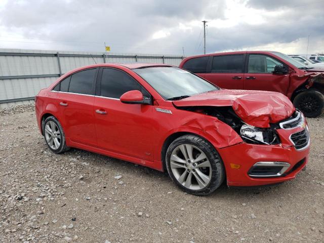 1G1PG5SB6F7129374 - 2015 CHEVROLET CRUZE LTZ RED photo 4