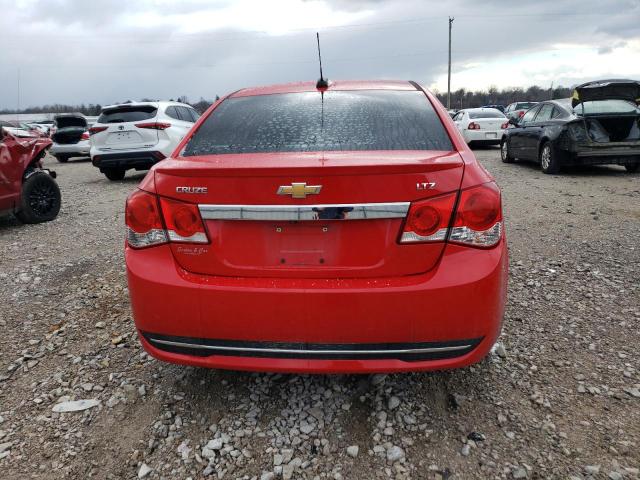 1G1PG5SB6F7129374 - 2015 CHEVROLET CRUZE LTZ RED photo 6