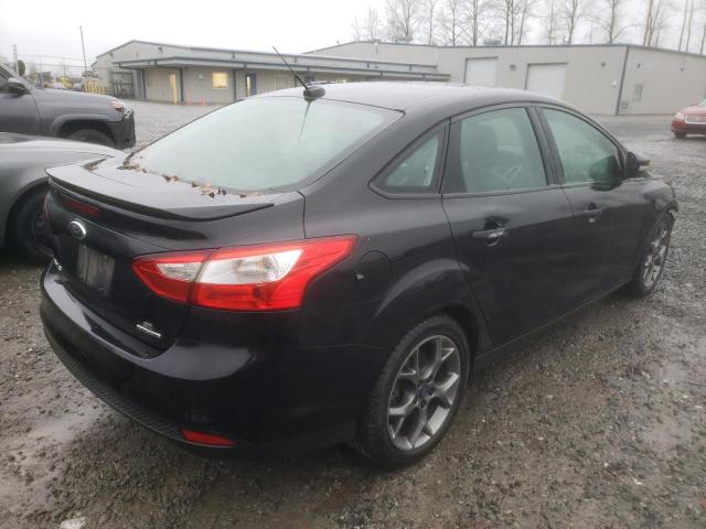 1FADP3F24EL444016 - 2014 FORD FOCUS SE BLACK photo 3