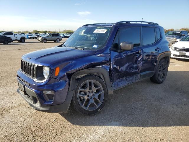 ZACNJCBBXMPM46060 - 2021 JEEP RENEGADE LATITUDE BLUE photo 1