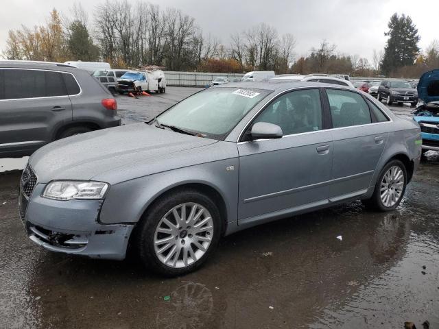 WAUDF78E18A061157 - 2008 AUDI A4 2.0T QUATTRO SILVER photo 1