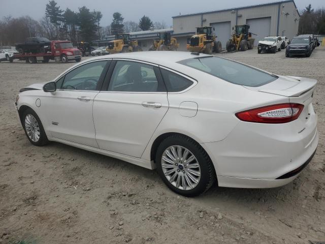 3FA6P0SU3ER295565 - 2014 FORD FUSION TITANIUM PHEV WHITE photo 2