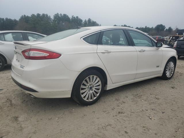 3FA6P0SU3ER295565 - 2014 FORD FUSION TITANIUM PHEV WHITE photo 3