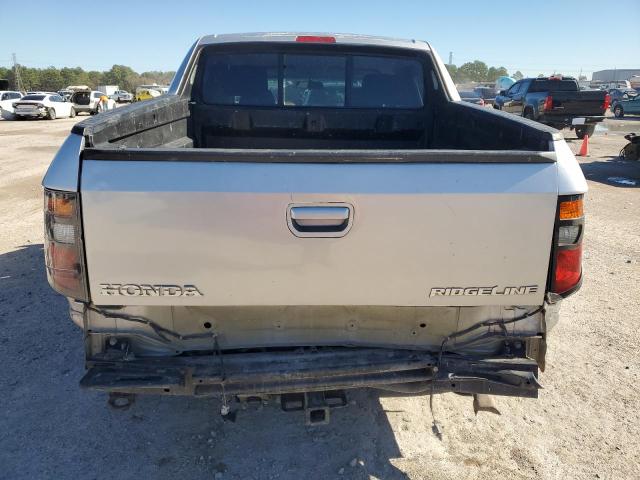 2HJYK16357H517087 - 2007 HONDA RIDGELINE RTX SILVER photo 6