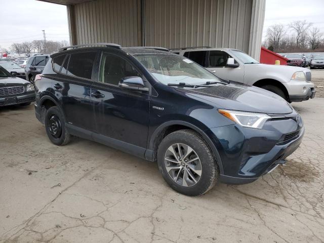 JTMRJREV5JD178719 - 2018 TOYOTA RAV4 HV LE BLUE photo 4