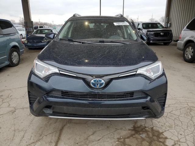 JTMRJREV5JD178719 - 2018 TOYOTA RAV4 HV LE BLUE photo 5