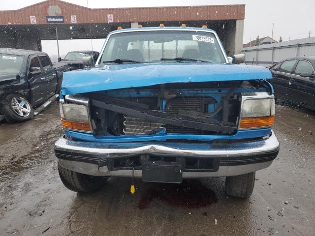 1FTHX26K5RKB22549 - 1994 FORD F250 BLUE photo 5