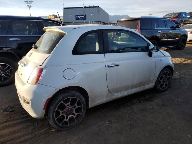 3C3CFFBR0CT112772 - 2012 FIAT 500 SPORT WHITE photo 3