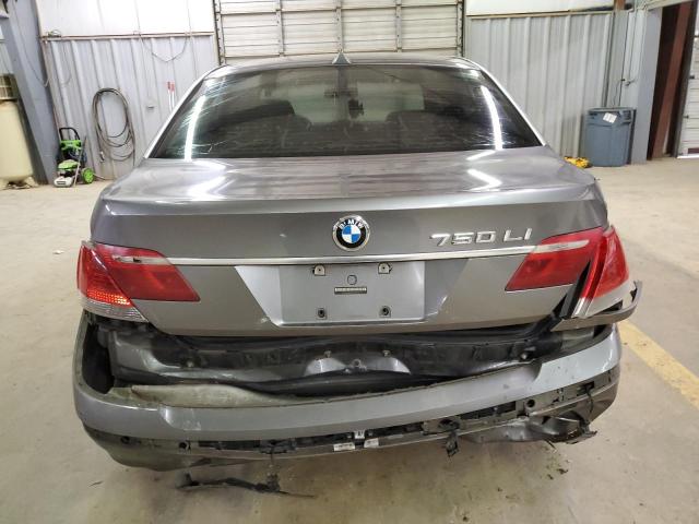 WBAHN83538DT82343 - 2008 BMW 750 LI GRAY photo 6