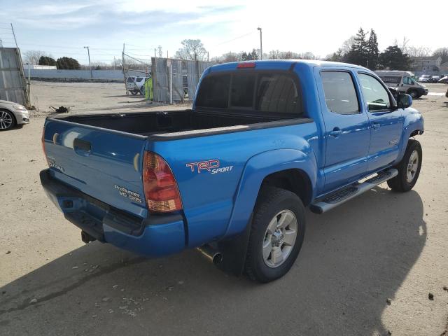 5TEJU62N48Z479295 - 2008 TOYOTA TACOMA DOUBLE CAB PRERUNNER BLUE photo 3