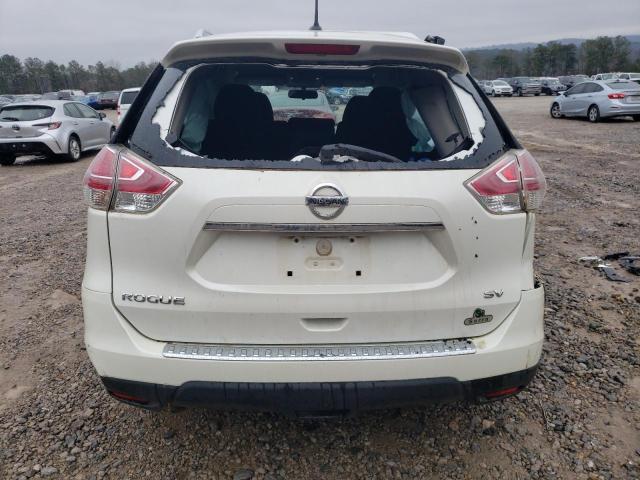 KNMAT2MT2FP574787 - 2015 NISSAN ROGUE S WHITE photo 6