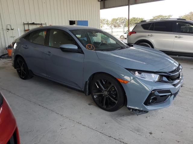 SHHFK7H48MU223333 - 2021 HONDA CIVIC SPORT GRAY photo 4