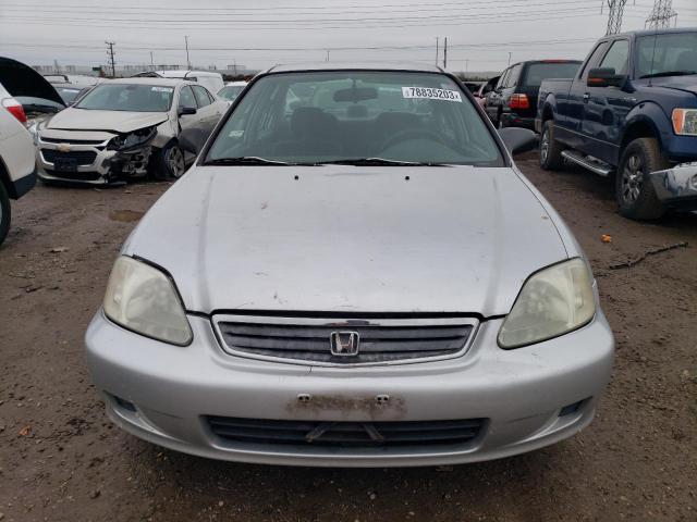 2HGEJ6617YH572214 - 2000 HONDA CIVIC BASE SILVER photo 5