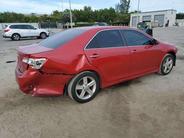 4T1BF1FK5EU863586 - 2014 TOYOTA CAMRY L RED photo 3