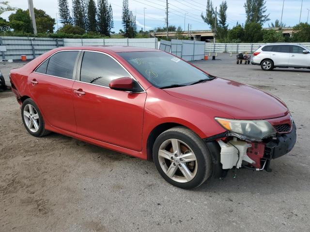 4T1BF1FK5EU863586 - 2014 TOYOTA CAMRY L RED photo 4