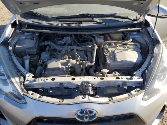 JTDKDTB34F1091072 - 2015 TOYOTA PRIUS C SILVER photo 11