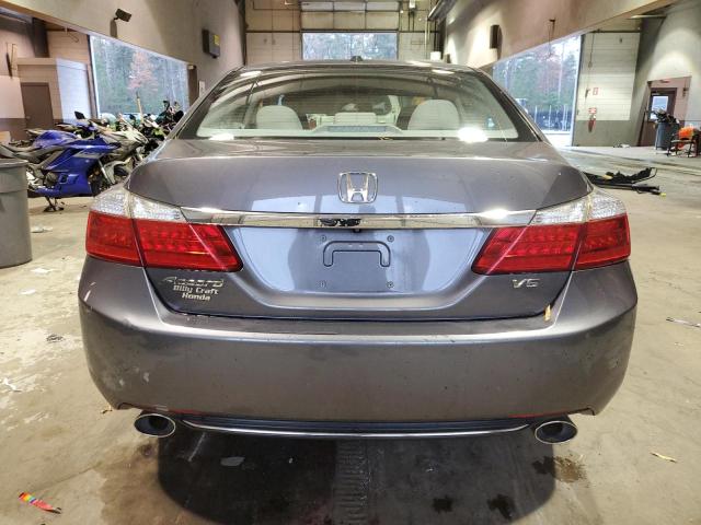 1HGCR3F82EA042593 - 2014 HONDA ACCORD EXL GRAY photo 6