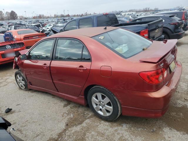 1NXBR32E75Z439538 - 2005 TOYOTA COROLLA CE RED photo 2