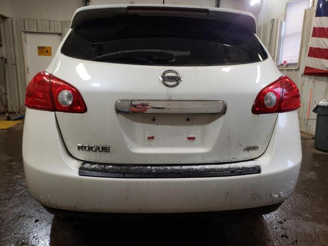 JN8AS5MV1DW628853 - 2013 NISSAN ROGUE S WHITE photo 6