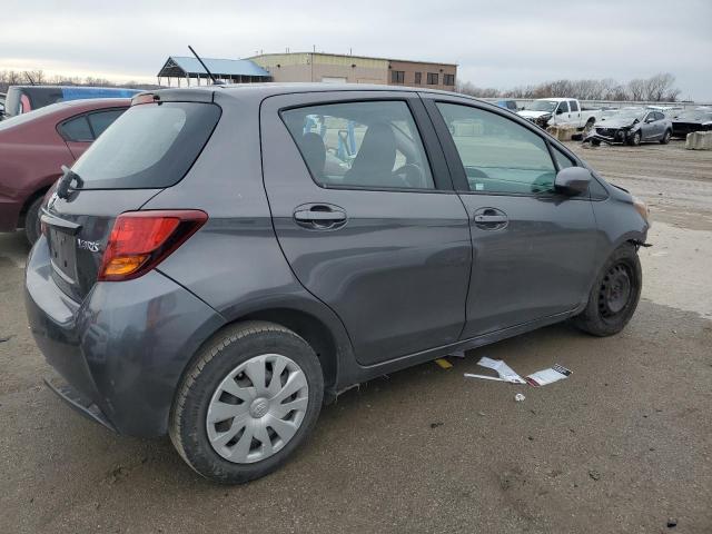 VNKKTUD35FA034389 - 2015 TOYOTA YARIS GRAY photo 3