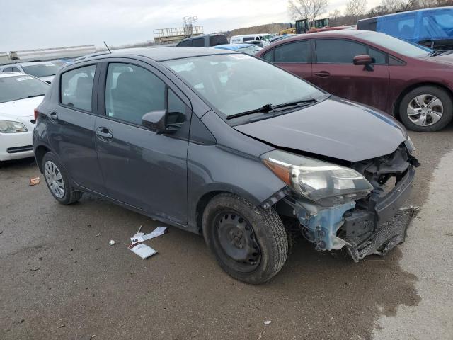 VNKKTUD35FA034389 - 2015 TOYOTA YARIS GRAY photo 4