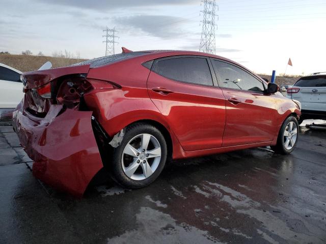 5NPDH4AE3DH302757 - 2013 HYUNDAI ELANTRA GLS RED photo 3