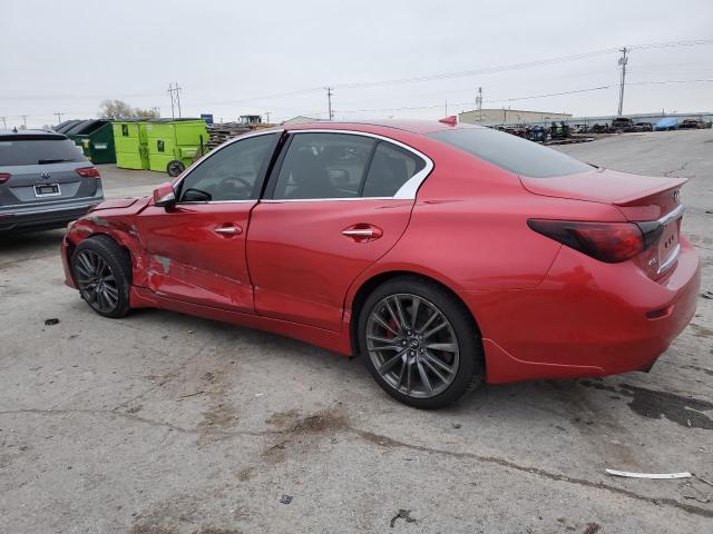 JN1FV7AR3HM871015 - 2017 INFINITI Q50 RED SPORT 400 RED photo 2