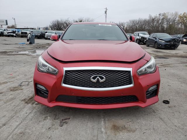 JN1FV7AR3HM871015 - 2017 INFINITI Q50 RED SPORT 400 RED photo 5