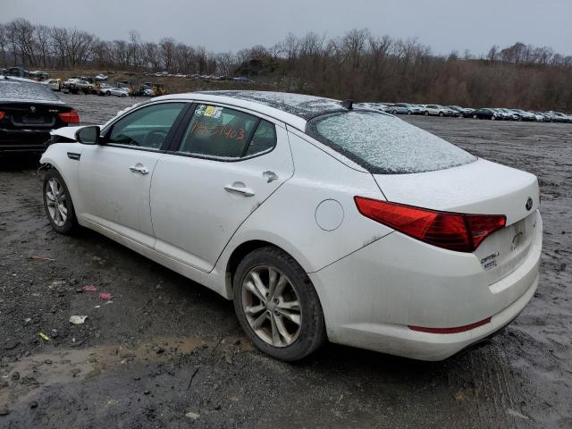 5XXGN4A73DG231451 - 2013 KIA OPTIMA EX WHITE photo 2