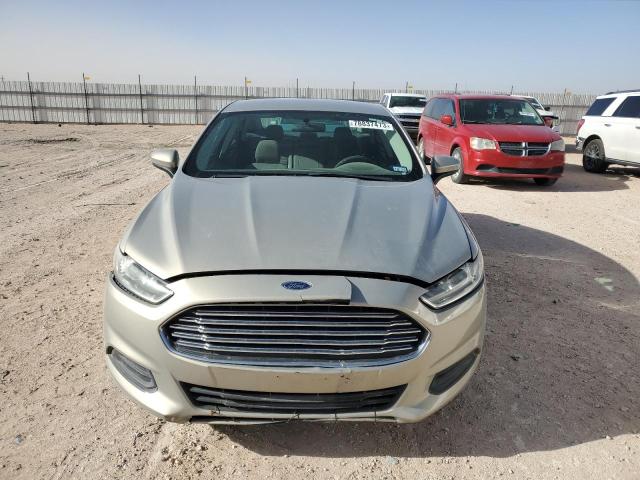 3FA6P0G78GR199310 - 2016 FORD FUSION S TAN photo 5