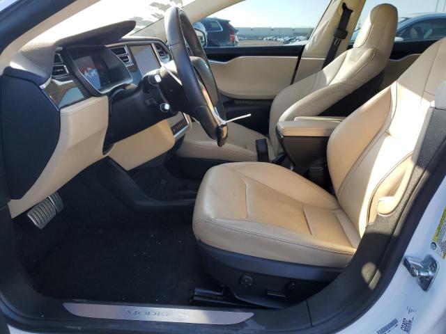 5YJSA1E41FF111982 - 2015 TESLA MODEL S თეთრი ფოტო 7