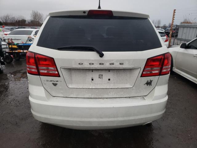 3C4PDCAB6DT682556 - 2013 DODGE JOURNEY SE WHITE photo 6