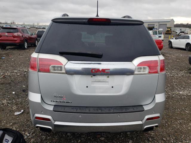 2GKFLUE3XE6240171 - 2014 GMC TERRAIN DENALI SILVER photo 6