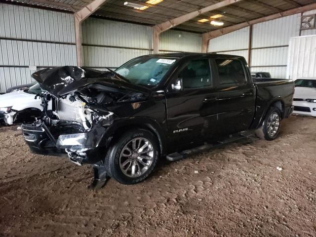 1C6RREJT1MN658817 - 2021 RAM 1500 LARAMIE BLACK photo 1