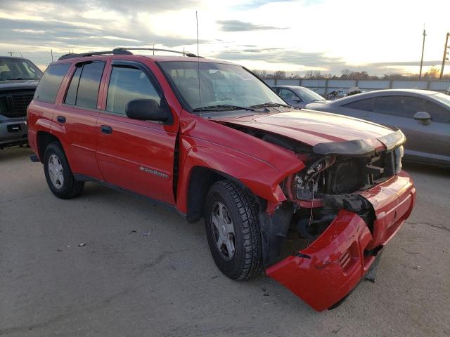 1GNDT13S322341791 - 2002 CHEVROLET TRAILBLAZE RED photo 4