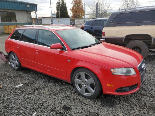 WAUSF98E28A146852 - 2008 AUDI A4 S-LINE 2.0T AVANT QUATTRO RED photo 4