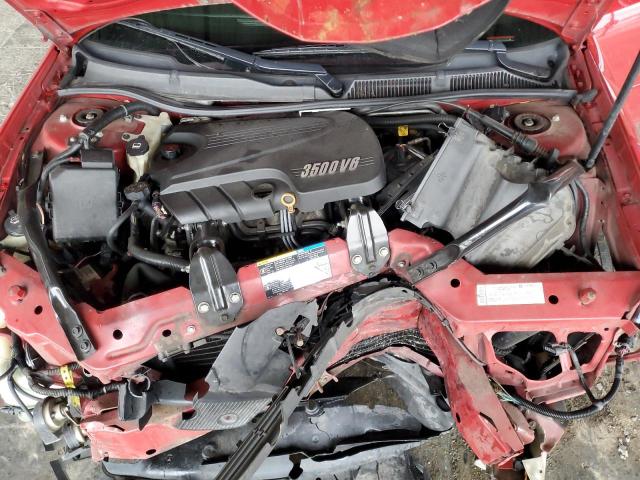 2G1WT58K481236874 - 2008 CHEVROLET IMPALA LT RED photo 11