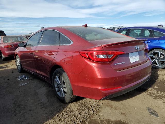 5NPE24AF0FH081426 - 2015 HYUNDAI SONATA SE RED photo 2